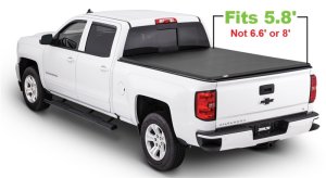 Chevrolet Silverado 1500 Tri-Fold Tonneau Cover - Tonno Pro - TonnoFold Soft Tri-Folding - `14-`19